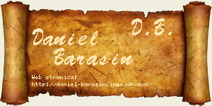 Daniel Barašin vizit kartica